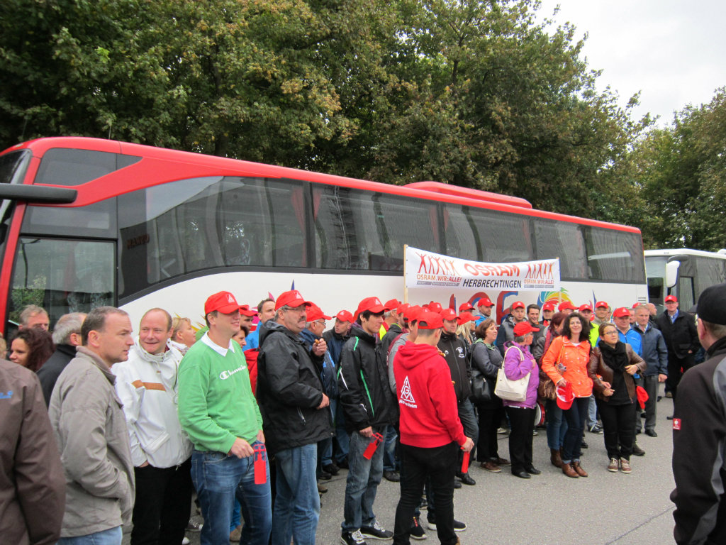 Osram Demo Gegen Personalabbau Ig Metall Heidenheim