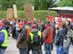 Kundgebung bei der Fa. Roehm