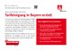 Tarifnewsletter Nr. 5 vom 14. Mai 2013