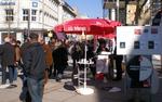 IG Metall Infostand zum Thema „Leiharbeit fair gestalten“ auf dem Eugen-Jaekle-Platz IG Metall Infostand zum Thema „Leiharbeit fair gestalten“ auf dem Eugen-Jaekle-Platz