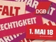 1. Mai 2018 - Tag der Arbeit - Vielfalt, Gerechtigkeit, Solidaritaet