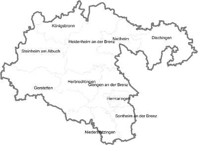 Karte der IG Metall Heidenheim